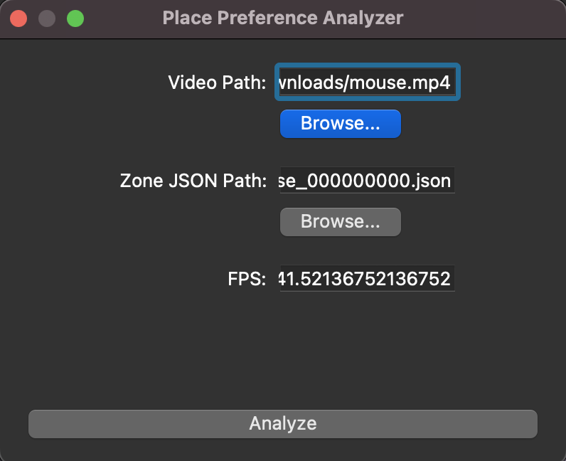 Place Preference Dialog